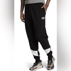 Puma Rebel Tr‎ Mens Black Pants size Medium